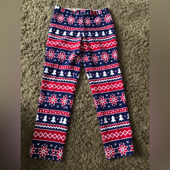 OPPOSUITS Mens Christmas pants - Picture 1 of 4